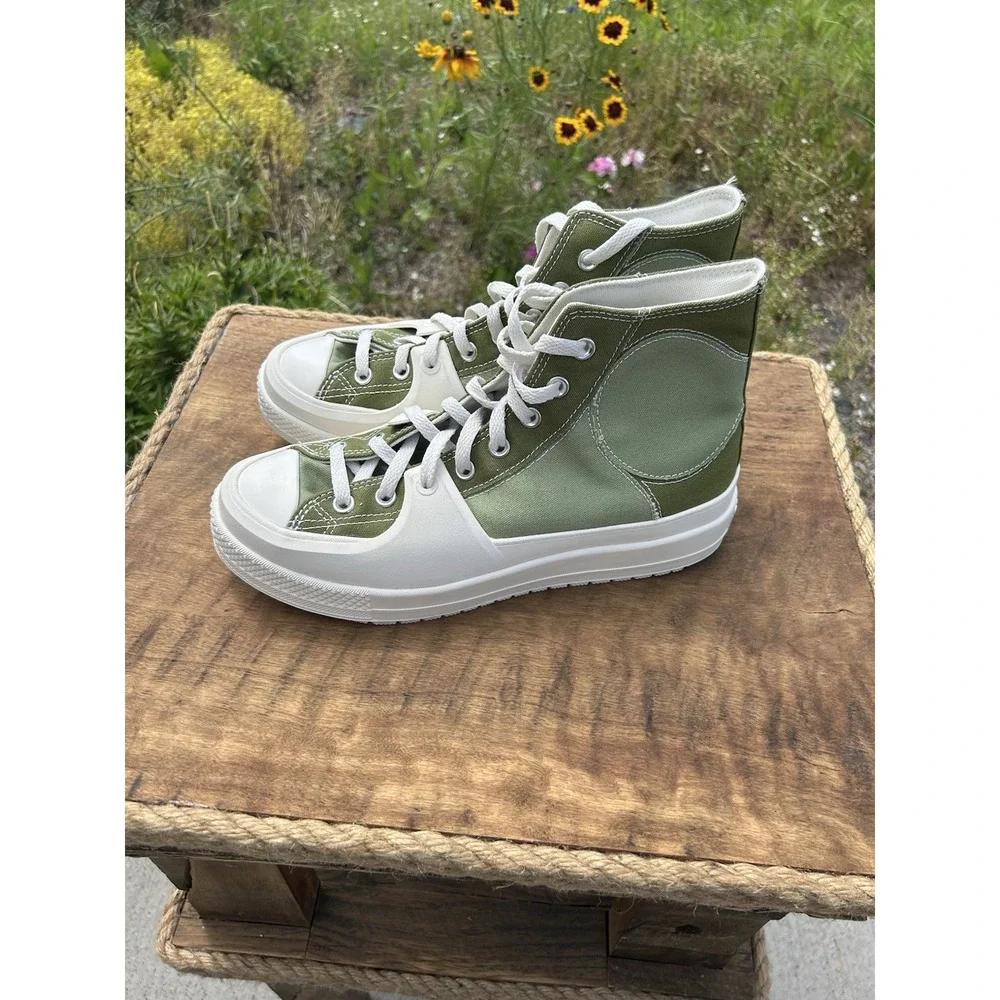 Converse Chuck Taylor All Star Berkshire Boot Olive Green High Top Men's 9